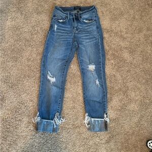 Women’s Judy Blue Straight Fit Cropped Jeans